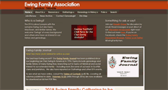 Desktop Screenshot of ewingfamilyassociation.org